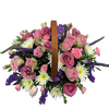 Funeral Basket in Pink