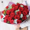 Valentine's 24 Large-headed Red Rose Bouquet