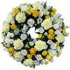 Loose Wreath in Yellows