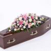 Rose and Eryngium Coffin Spray