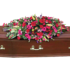 Coffin Spray in Cerise and Red